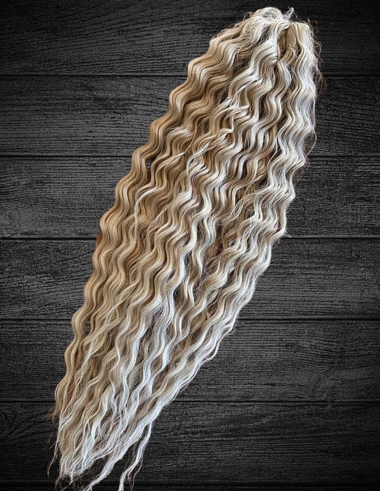 Blond/White Ombre - Ariel Curl