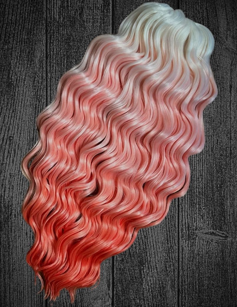 Salmon Ombre - Anna Curl